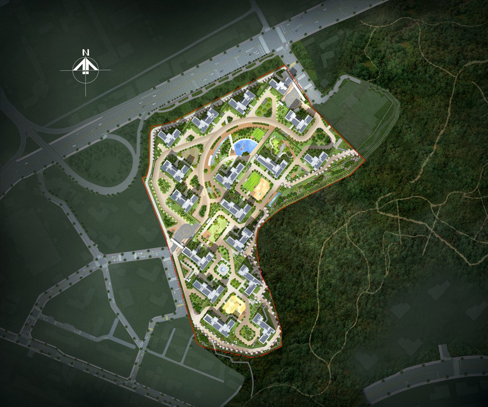 송암공원 중흥s클래스 배치도