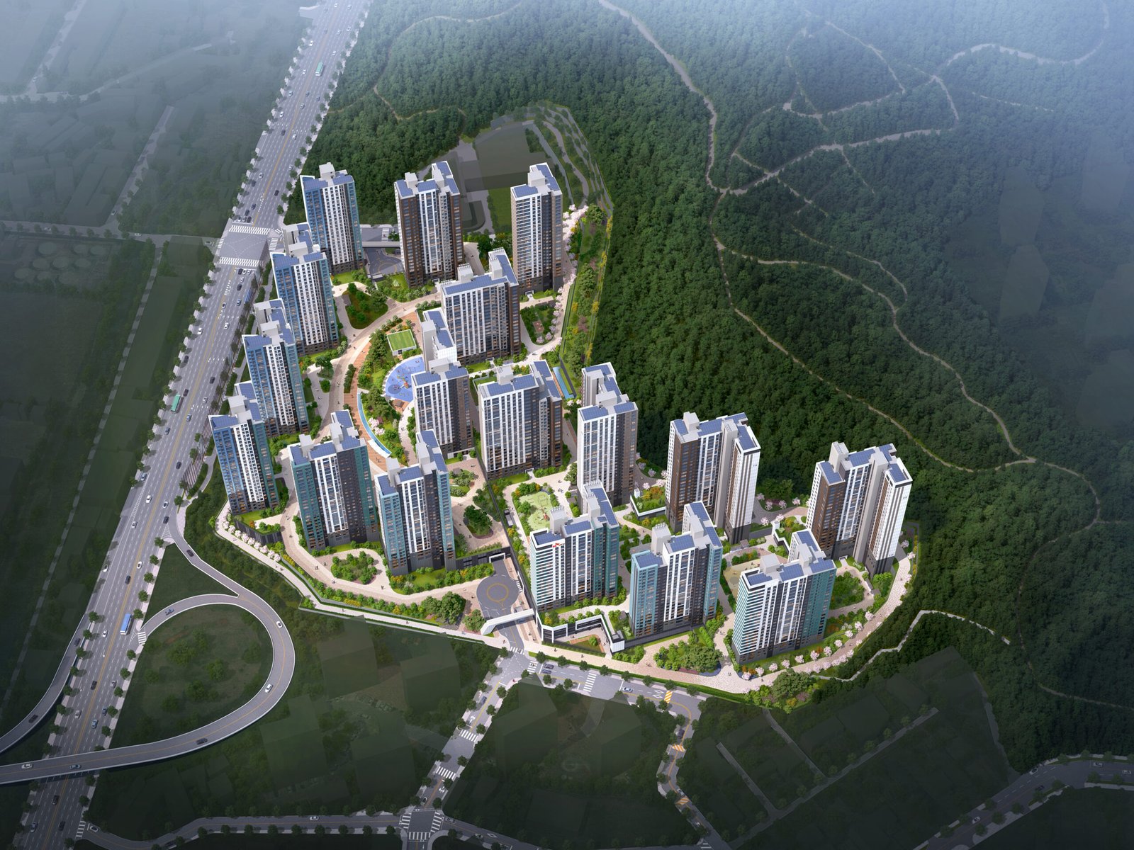 송암공원 중흥s클래스 조감도